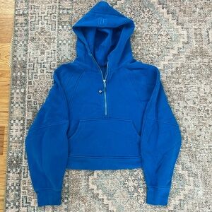 Blue lululemon scuba zip up